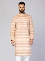 Brown Cotton Panjabi